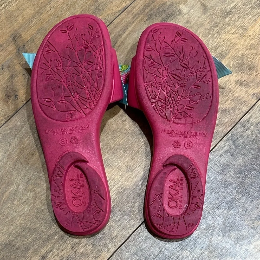 OKA b. “Twiggy” Slide Sandals, Size S (5-6)